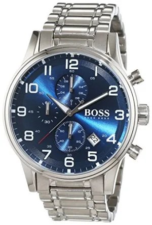 Hugo Boss Herren-Armbanduhr Chronograph Quarz Edelstahl 1513183