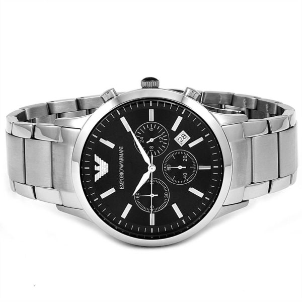 Emporio Armani AR2434 Renato Chronograph Herrenuhr – Bild 3