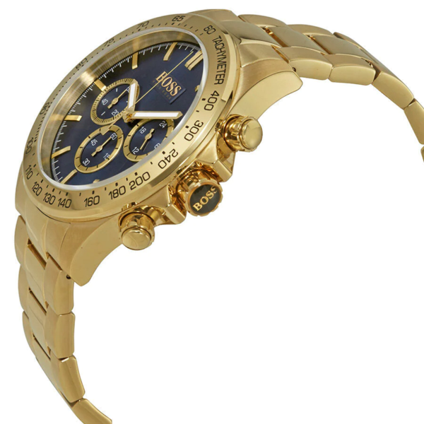 Hugo Boss HB1513340 IKON GOLDTON STAHLARMBAND CHRONO HERRENUHR – Bild 4