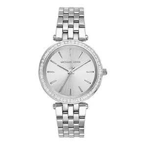 Michael Kors Damenuhr MK3364 MINI DACI, 33mm Gehäusegröße, Dreizeigerwerk, Edelstahlarmband