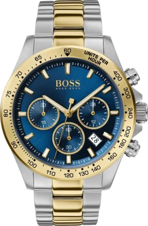 Hugo Boss 1513767 Hero Herren QUARZ Armbanduhr 45mm Edelstahl CHRONOGRAPH