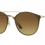 Sonnenbrille Ray-Ban RB3546 9009/85 52 Braun und Gold Verlaufsgläser