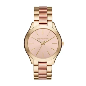 Michael Kors Damen Analog Quarz Uhr mit Edelstahl Armband MK3493