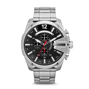 Diesel Herren Chronograph Quarz Uhr mit Edelstahl Armband DZ4308