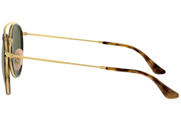 Ray-Ban Round Double Bridge Sonnenbrille RB3647N 001 unpolarisiert – Bild 5