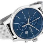 Hugo BOSS Herren Chronograph Quarz Uhr mit Edelstahl Armband 1513441