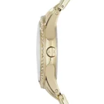 Armani Exchange Damen Analog Quarz Uhr mit Edelstahl Armband AX5216