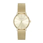 Armani Exchange Damen Analog Quarz Uhr mit Edelstahl Armband AX5536