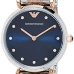 Emporio Armani Damen Analog Quarz Uhr mit Edelstahl Armband AR11092