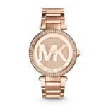 Michael Kors Damen Analog Quarz Uhr mit Edelstahl Armband MK5865