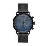 Emporio Armani Herren Chronograph Quarz Uhr mit Edelstahl Armband AR11201