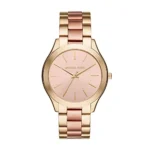 Michael Kors Damen Analog Quarz Uhr mit Edelstahl Armband MK3493