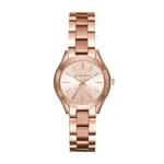 Michael Kors Damen Analog Quarz Uhr mit Edelstahl Armband MK3513