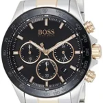 Hugo Boss Herren Chronograph Quartz Uhr mit Edelstahl Armband 1513757