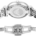 Emporio Armani Damen Analog Quarz Uhr mit Edelstahl Armband AR1925