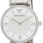 Emporio Armani Damen Analog Quarz Uhr mit Edelstahl Armband AR1925