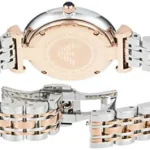 Emporio Armani Damen Analog Quarz Uhr mit Edelstahl Armband AR11092
