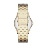 Armani Exchange Damen Analog Quarz Uhr mit Edelstahl Armband AX5216