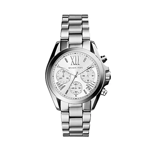 Michael Kors Damen Chronograph Quarz Uhr mit Edelstahl Armband MK6174