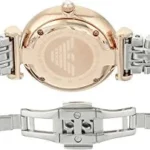 Emporio Armani Damen Analog Quarz Uhr mit Edelstahl Armband AR1926
