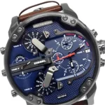 Diesel Herren-Chronograph Daddies-Edition Leder DZ7314
