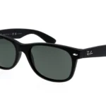Ray-Ban New Wayfarer RB2132 622/58 52 (black rubber/polar green)