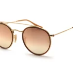 Ray-Ban Round Double Bridge Golden RB3647N 001/7O 51-22