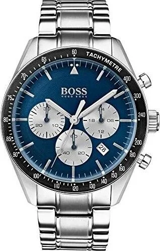 Hugo Boss Herren Chronograph Edelstahl Armband HB 1513630